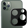 Metallic Camera Cover with Tempered Glass for iPhone 12 pro Black